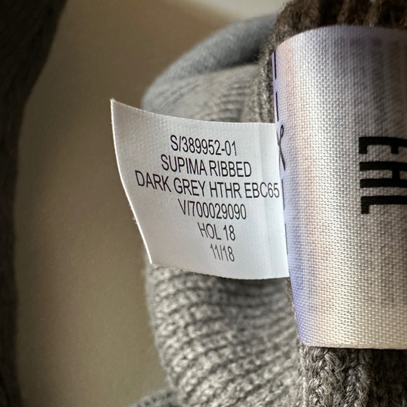 Banana Republic Men’s Supima Cotton Bomber Sweater Jacket - Grey - Medium (M) - Picture 3 of 5